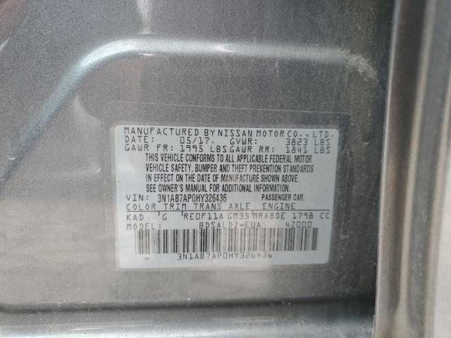 Photo 11 VIN: 3N1AB7AP0HY326436 - NISSAN SENTRA S 