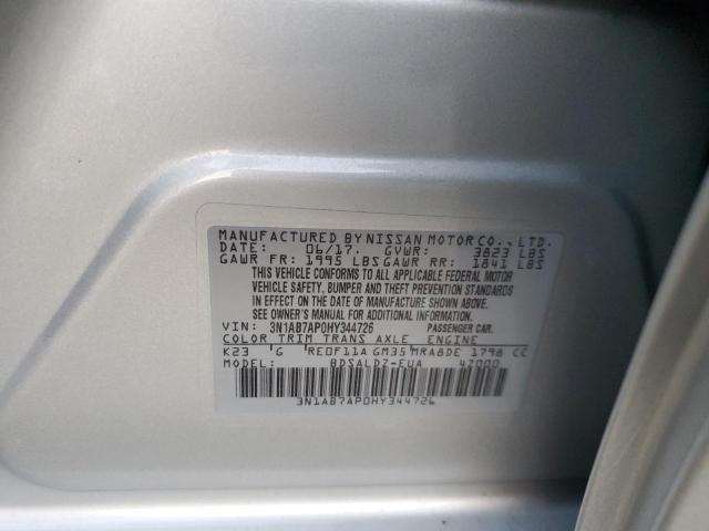 Photo 11 VIN: 3N1AB7AP0HY344726 - NISSAN SENTRA 