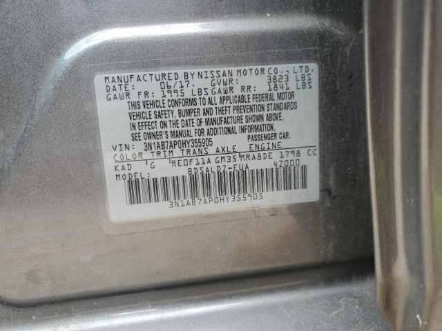 Photo 11 VIN: 3N1AB7AP0HY355905 - NISSAN SENTRA 