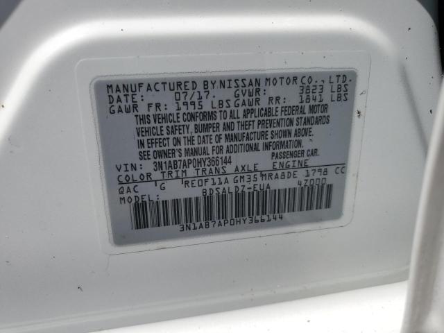 Photo 11 VIN: 3N1AB7AP0HY366144 - NISSAN SENTRA S 