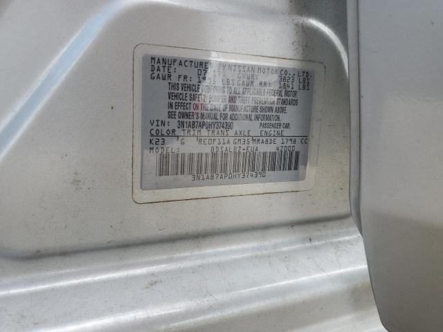 Photo 11 VIN: 3N1AB7AP0HY374390 - NISSAN SENTRA 