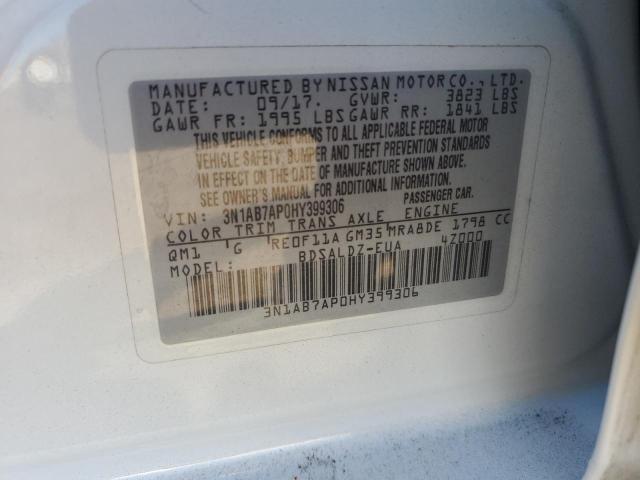 Photo 11 VIN: 3N1AB7AP0HY399306 - NISSAN SENTRA S 