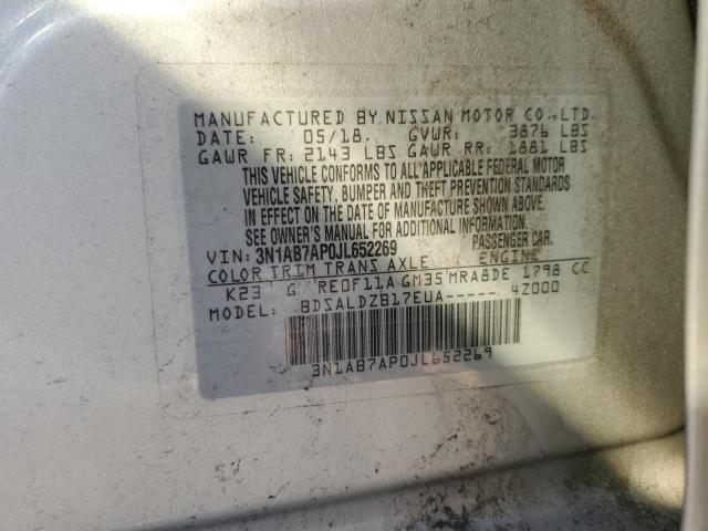 Photo 11 VIN: 3N1AB7AP0JL652269 - NISSAN SENTRA 