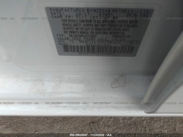 Photo 8 VIN: 3N1AB7AP0JY213897 - NISSAN SENTRA 