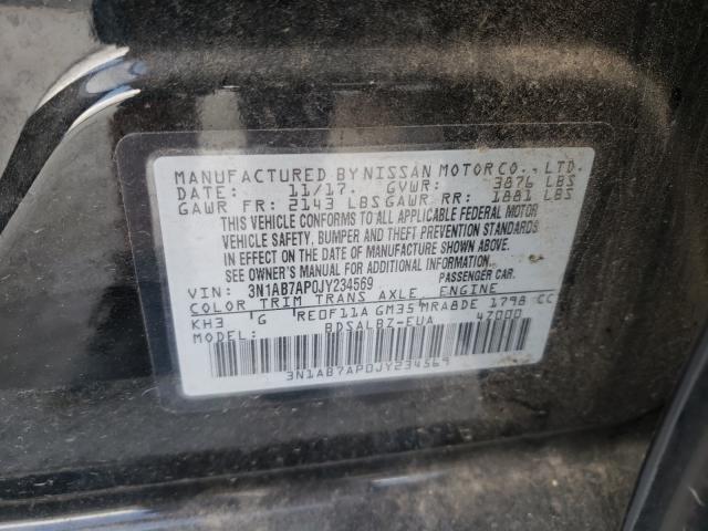 Photo 9 VIN: 3N1AB7AP0JY234569 - NISSAN SENTRA S 