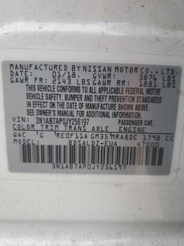 Photo 11 VIN: 3N1AB7AP0JY256197 - NISSAN SENTRA 