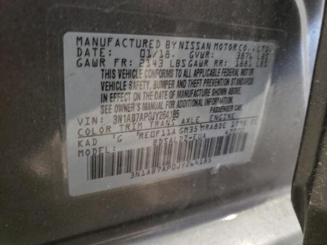 Photo 11 VIN: 3N1AB7AP0JY264185 - NISSAN SENTRA S 