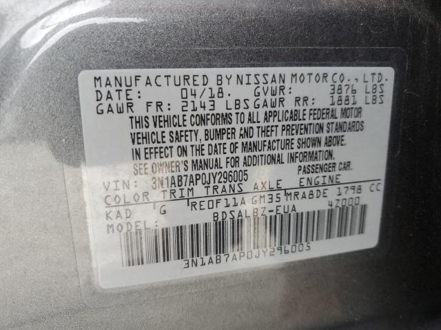 Photo 11 VIN: 3N1AB7AP0JY296005 - NISSAN SENTRA 