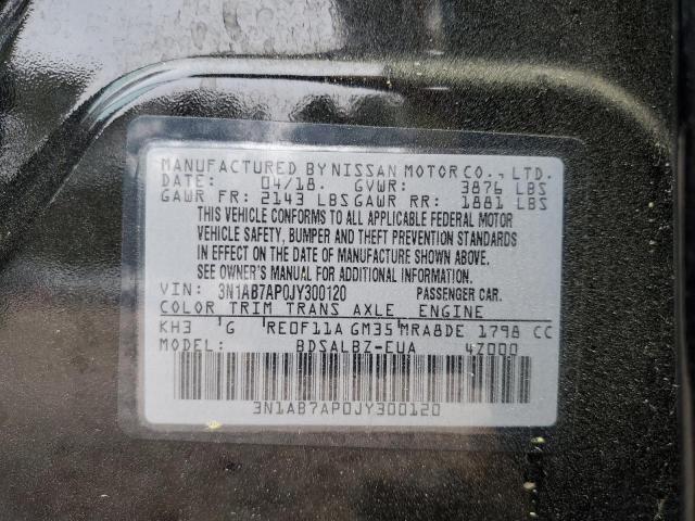 Photo 11 VIN: 3N1AB7AP0JY300120 - NISSAN SENTRA S 