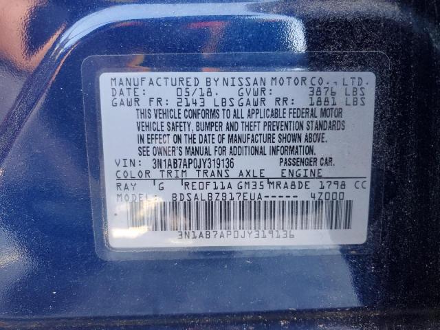 Photo 11 VIN: 3N1AB7AP0JY319136 - NISSAN SENTRA 