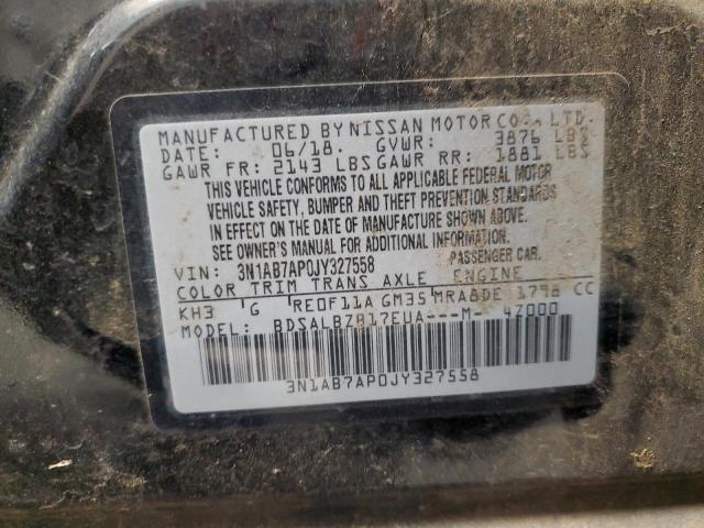 Photo 11 VIN: 3N1AB7AP0JY327558 - NISSAN SENTRA 