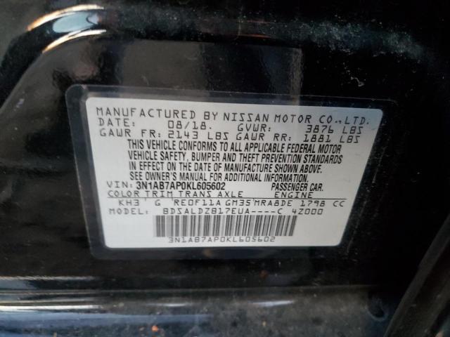 Photo 11 VIN: 3N1AB7AP0KL605602 - NISSAN SENTRA S 