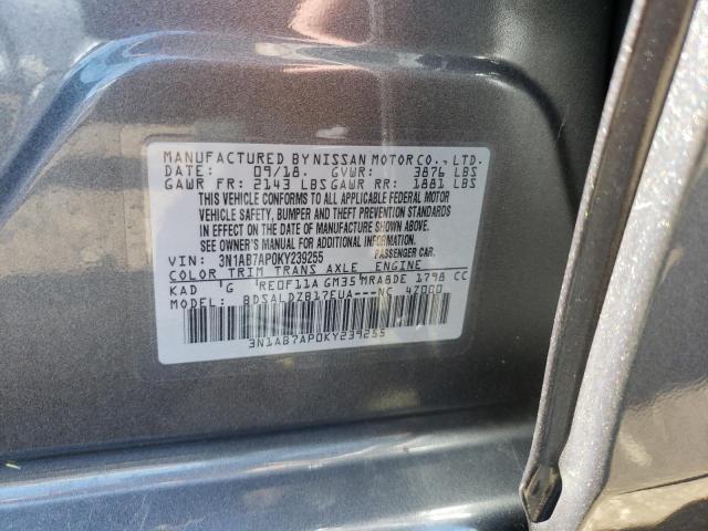 Photo 11 VIN: 3N1AB7AP0KY239255 - NISSAN SENTRA 