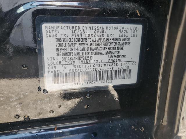 Photo 13 VIN: 3N1AB7AP0KY242513 - NISSAN SENTRA S 