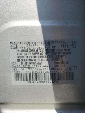 Photo 11 VIN: 3N1AB7AP0KY263295 - NISSAN SENTRA 