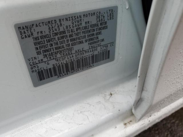 Photo 12 VIN: 3N1AB7AP0KY275561 - NISSAN SENTRA S 