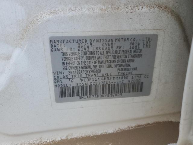 Photo 12 VIN: 3N1AB7AP0KY296409 - NISSAN SENTRA S 