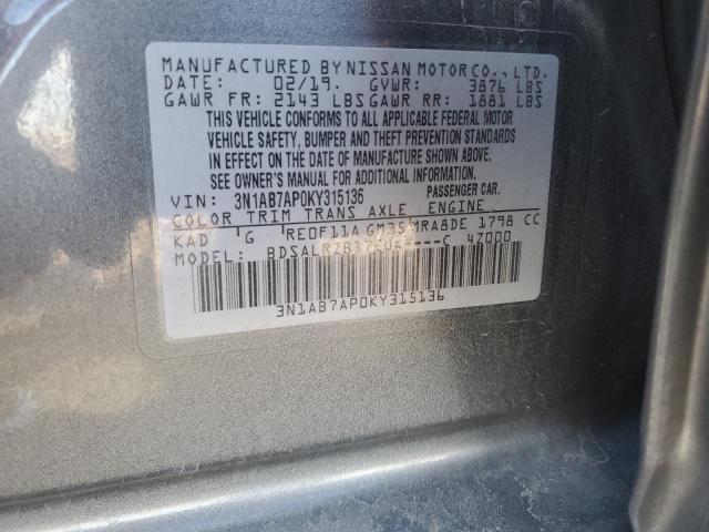 Photo 11 VIN: 3N1AB7AP0KY315136 - NISSAN SENTRA 