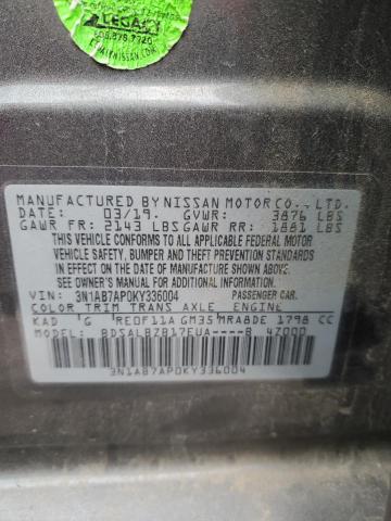 Photo 11 VIN: 3N1AB7AP0KY336004 - NISSAN SENTRA 