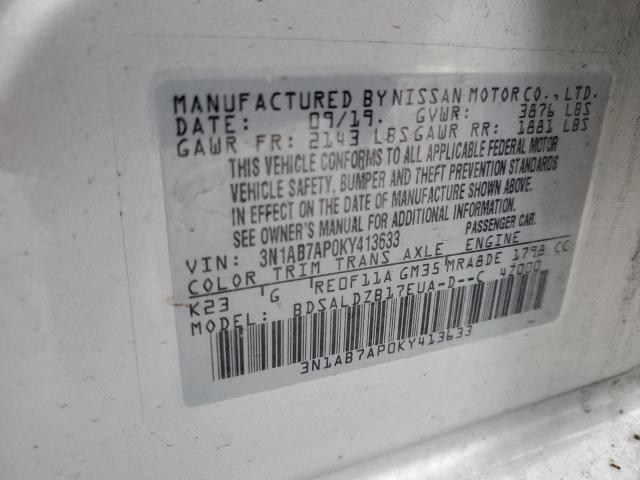 Photo 11 VIN: 3N1AB7AP0KY413633 - NISSAN SENTRA 