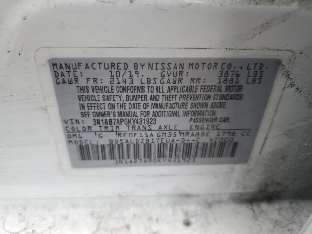 Photo 12 VIN: 3N1AB7AP0KY431923 - NISSAN SENTRA 