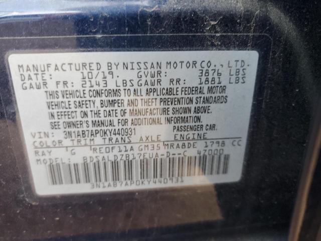 Photo 11 VIN: 3N1AB7AP0KY440931 - NISSAN SENTRA 