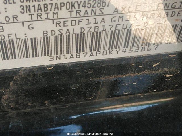 Photo 8 VIN: 3N1AB7AP0KY452867 - NISSAN SENTRA 