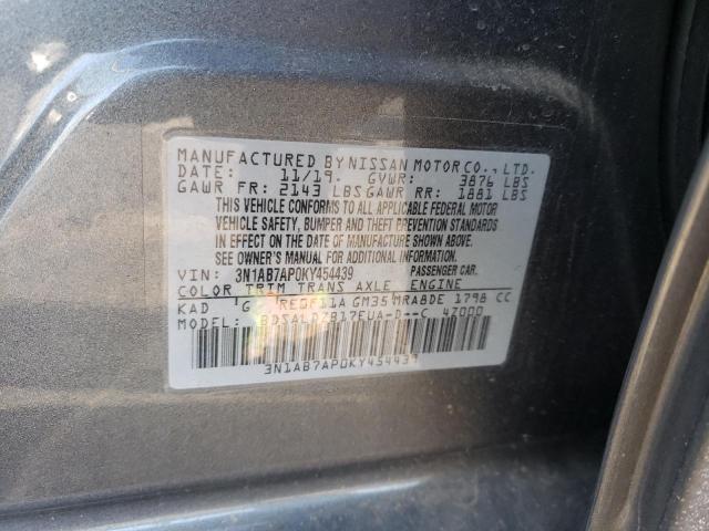 Photo 9 VIN: 3N1AB7AP0KY454439 - NISSAN SENTRA S 