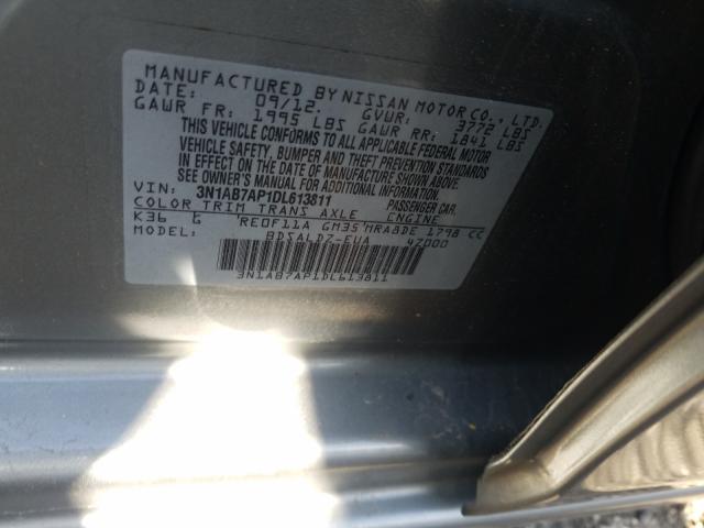 Photo 9 VIN: 3N1AB7AP1DL613811 - NISSAN SENTRA S 