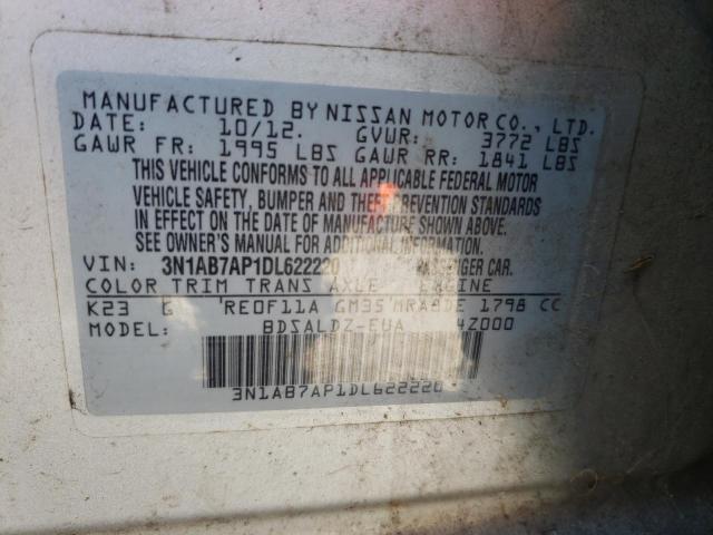 Photo 12 VIN: 3N1AB7AP1DL622220 - NISSAN SENTRA 