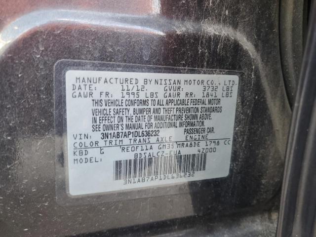 Photo 12 VIN: 3N1AB7AP1DL636232 - NISSAN SENTRA 