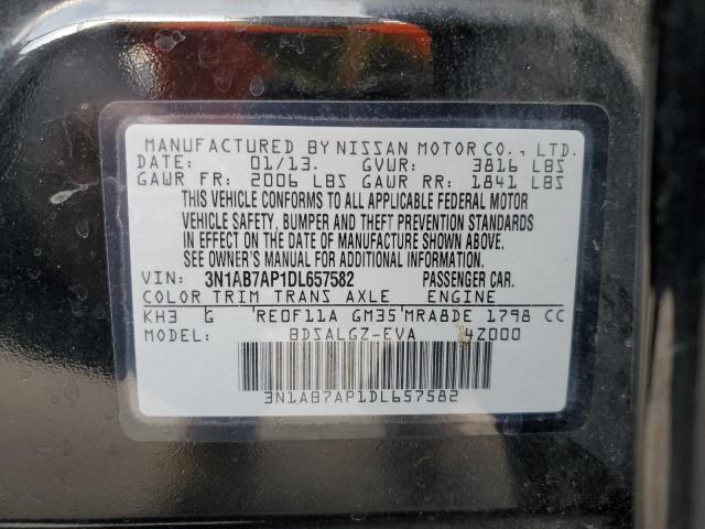 Photo 9 VIN: 3N1AB7AP1DL657582 - NISSAN SENTRA S 