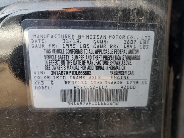 Photo 11 VIN: 3N1AB7AP1DL665892 - NISSAN SENTRA 