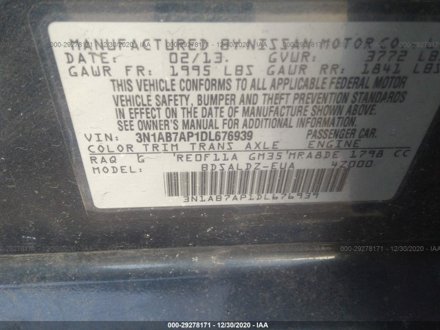 Photo 8 VIN: 3N1AB7AP1DL676939 - NISSAN SENTRA 