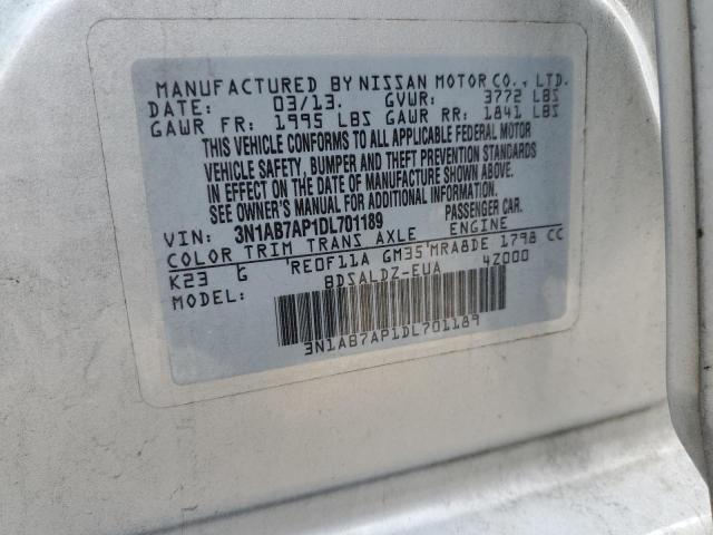 Photo 12 VIN: 3N1AB7AP1DL701189 - NISSAN SENTRA S 