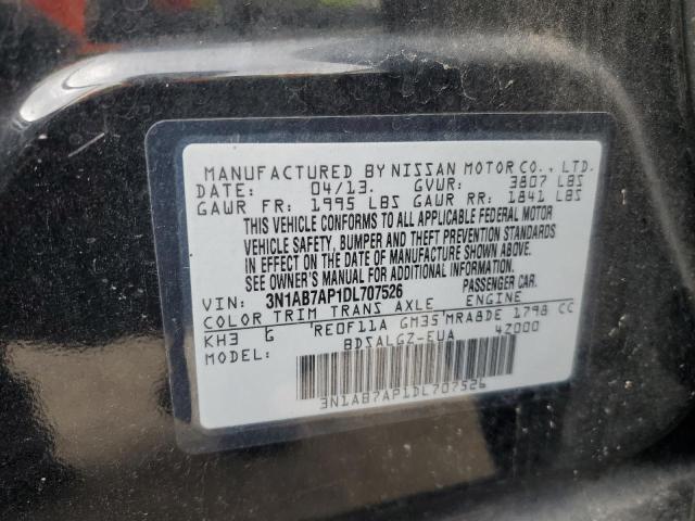 Photo 12 VIN: 3N1AB7AP1DL707526 - NISSAN SENTRA S 