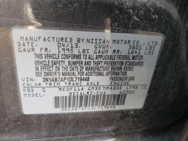 Photo 9 VIN: 3N1AB7AP1DL719448 - NISSAN SENTRA S 