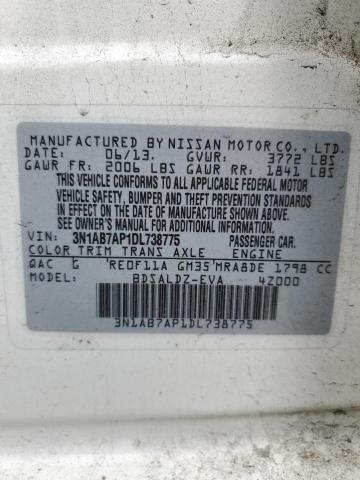 Photo 11 VIN: 3N1AB7AP1DL738775 - NISSAN SENTRA S 