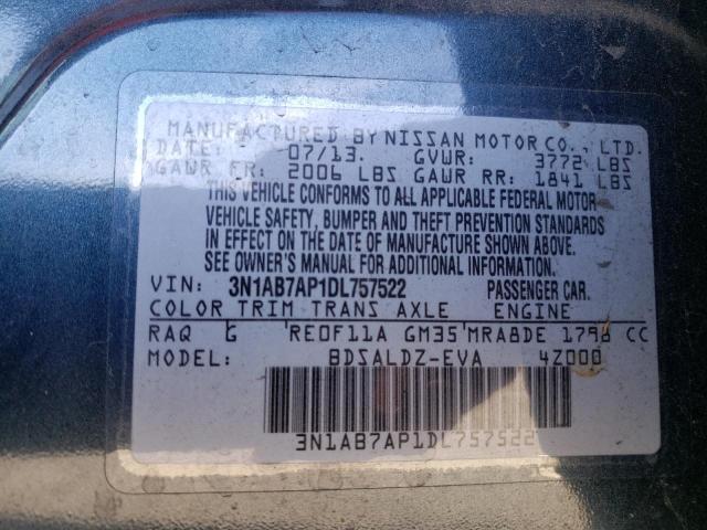 Photo 11 VIN: 3N1AB7AP1DL757522 - NISSAN SENTRA 