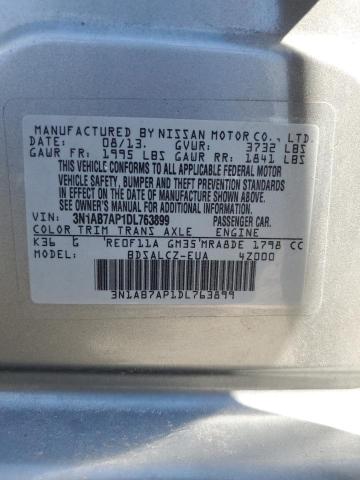 Photo 11 VIN: 3N1AB7AP1DL763899 - NISSAN SENTRA S 