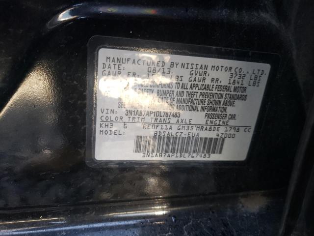 Photo 9 VIN: 3N1AB7AP1DL767483 - NISSAN SENTRA S 