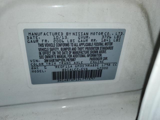 Photo 11 VIN: 3N1AB7AP1DL797597 - NISSAN SENTRA S 