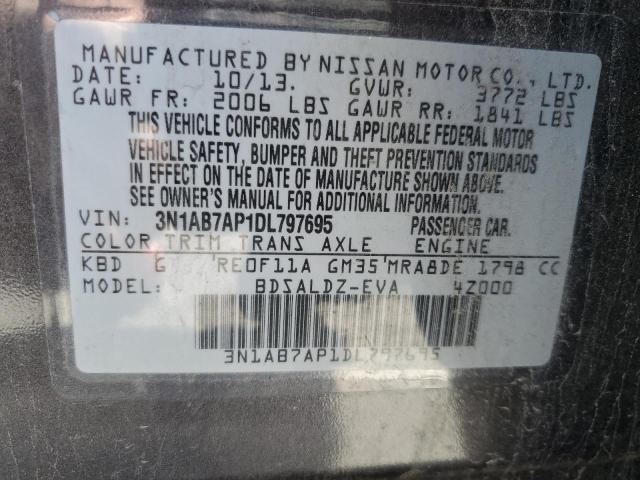 Photo 12 VIN: 3N1AB7AP1DL797695 - NISSAN SENTRA 