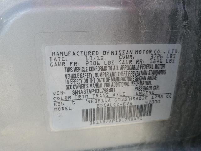 Photo 11 VIN: 3N1AB7AP1DL798491 - NISSAN SENTRA 