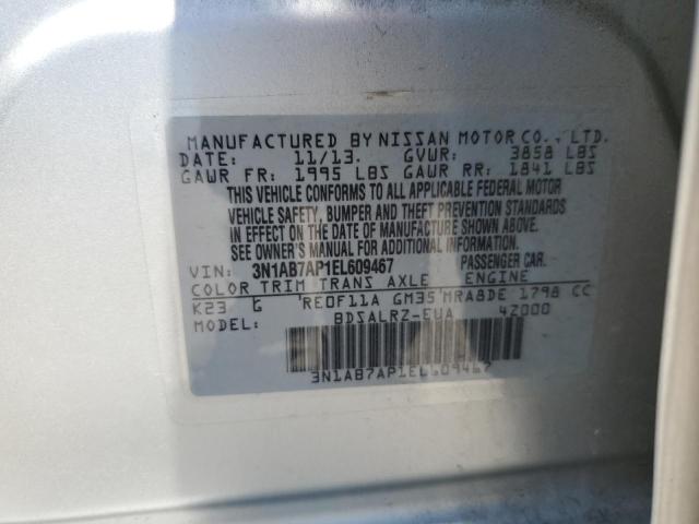 Photo 11 VIN: 3N1AB7AP1EL609467 - NISSAN SENTRA S 