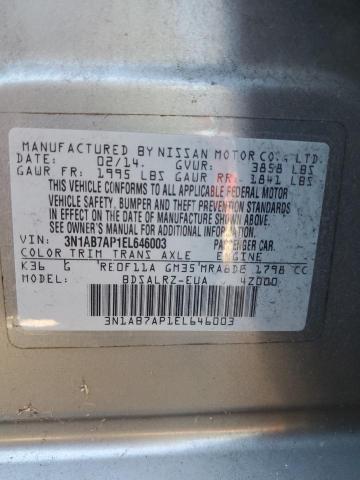 Photo 11 VIN: 3N1AB7AP1EL646003 - NISSAN SENTRA 