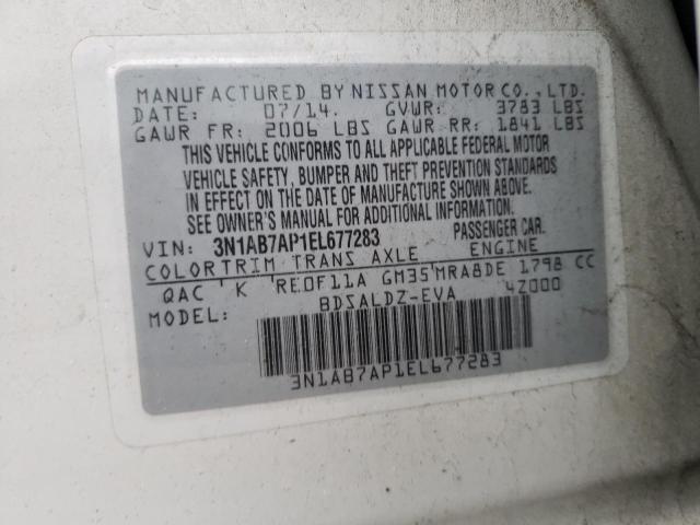 Photo 11 VIN: 3N1AB7AP1EL677283 - NISSAN SENTRA 