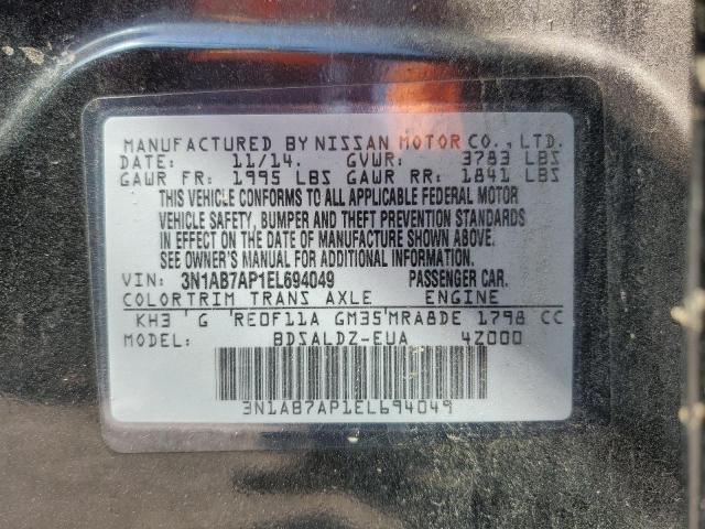 Photo 12 VIN: 3N1AB7AP1EL694049 - NISSAN SENTRA 