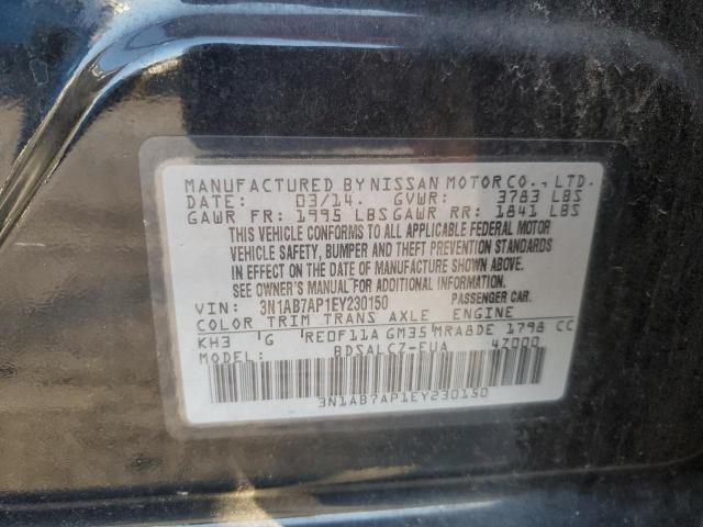 Photo 11 VIN: 3N1AB7AP1EY230150 - NISSAN SENTRA S 