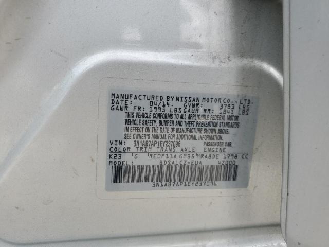 Photo 12 VIN: 3N1AB7AP1EY237096 - NISSAN SENTRA S 